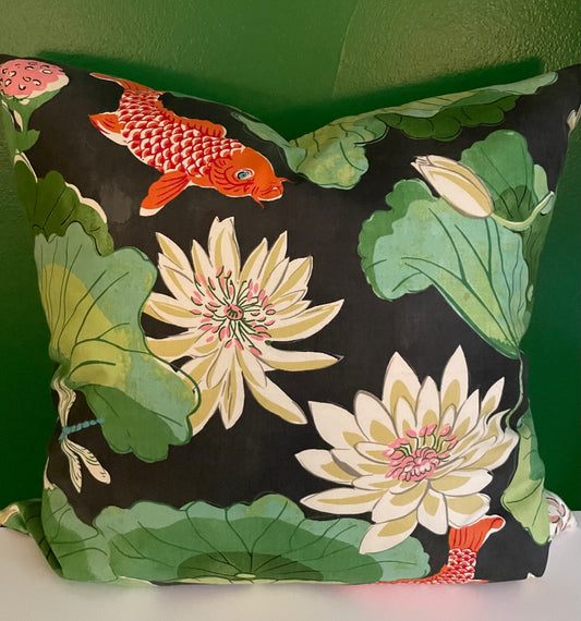 Decorative Pillow: Coy Pond