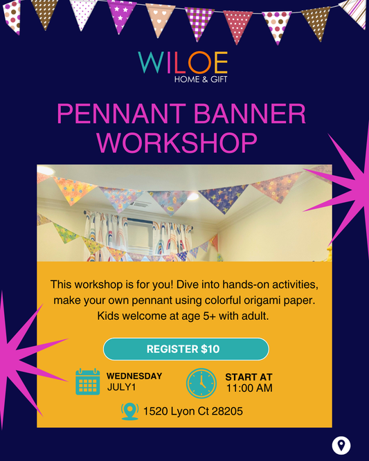 Sign-Up Fee | Pennant Making Workshop